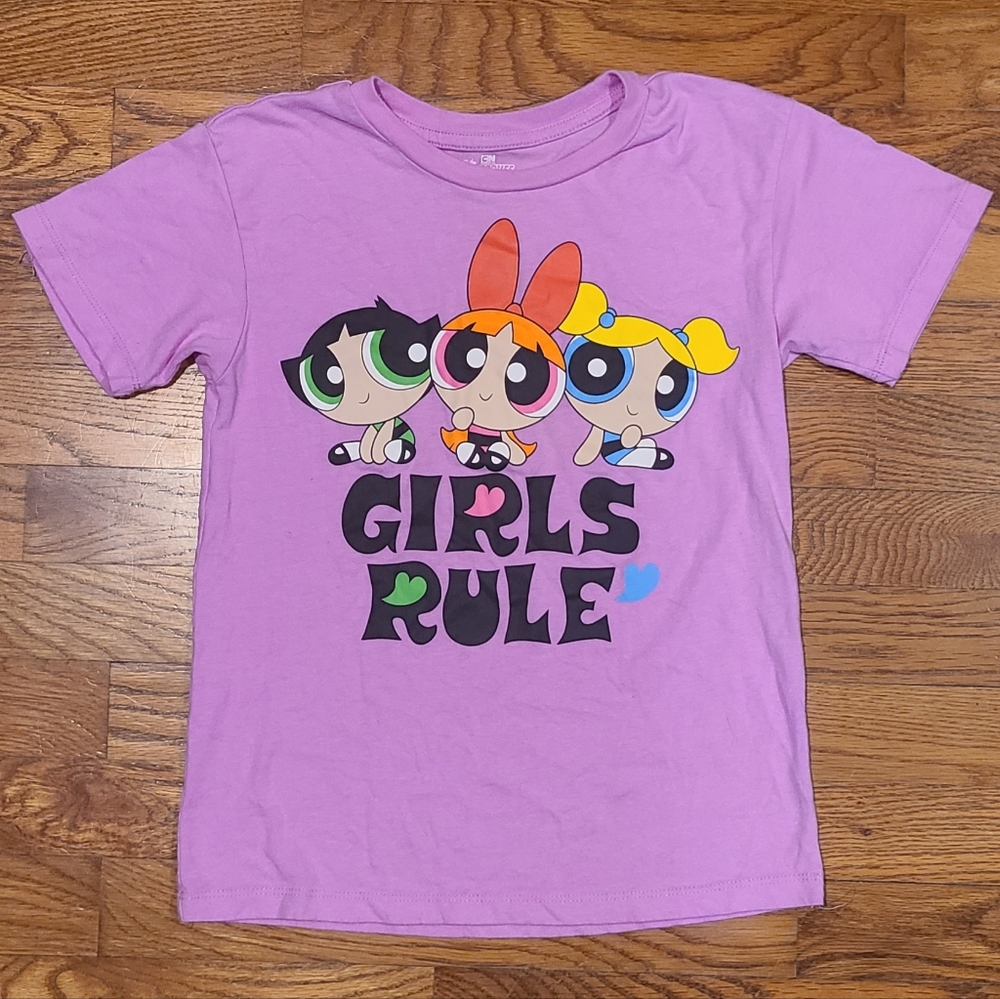 Purple Powerpuff Girls Tee Size Medium